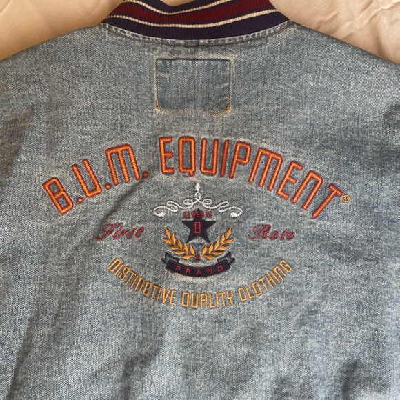 B.U.M Denim Letterman Jacket - Picture 4 of 4